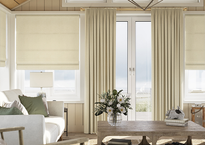 Harris, Rich Cream - Made to Measure Curtains - Image 3